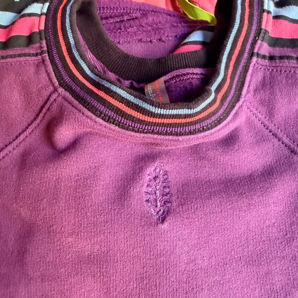 Free People Movement Birdie Sweatshirt Womens L Purple FP Movement Pockets - Picture 5 of 13